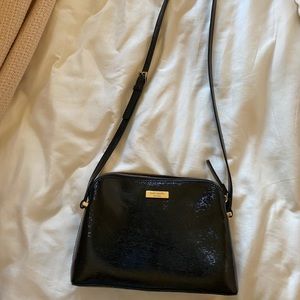 Patent leather black Kate spade purse